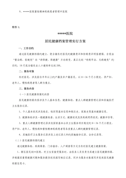 医院公共卫生服务实施专题方案.docx