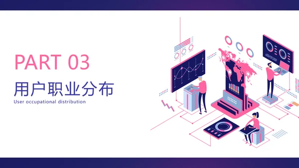 简约风紫色数据调研总结报告PPT