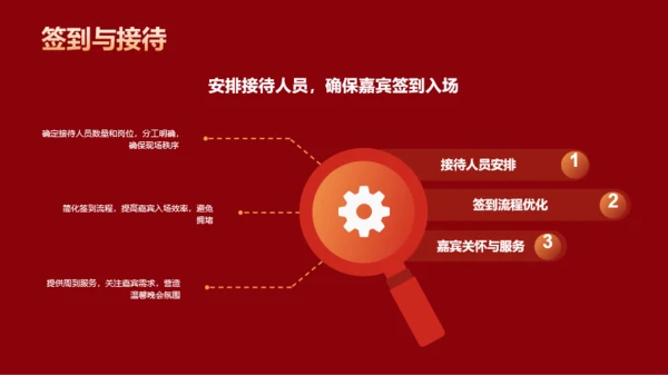 红色简约新春元旦晚会PPT模板