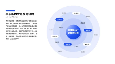 简约风层级关系6项PPT单页