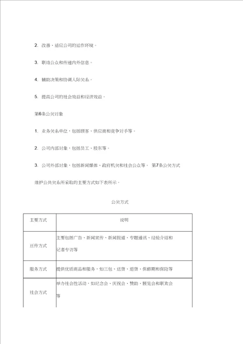 公关接待事务管理制度