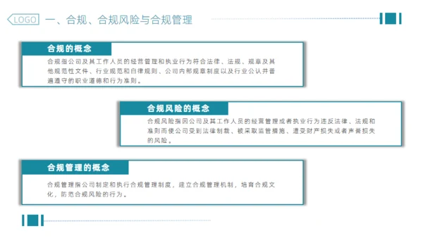 企业合规公司管理通用PPT模板