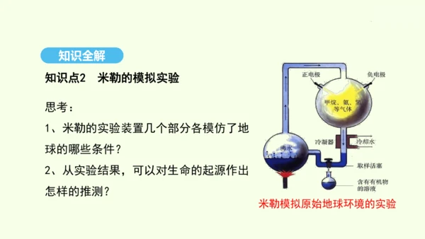 7.3.1地球上生命的起源课件-人教版生物八年级下册(共22张PPT)