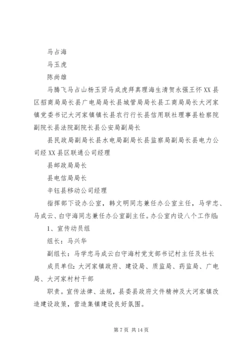 集镇建设实施方案 (3).docx