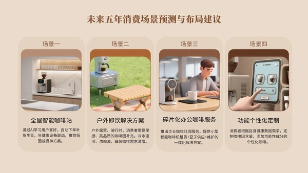 棕色系简约风市场分析报告