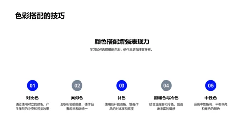 色彩知识教学PPT模板