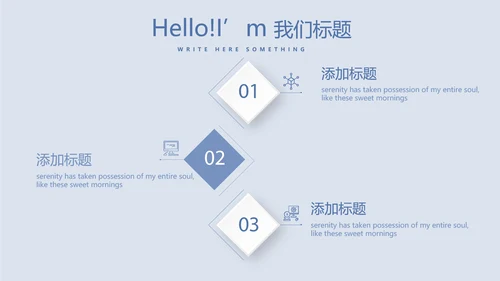 蓝医药代表季度工作汇报工作总结动态PPT