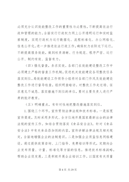 效能建设整改方案.docx