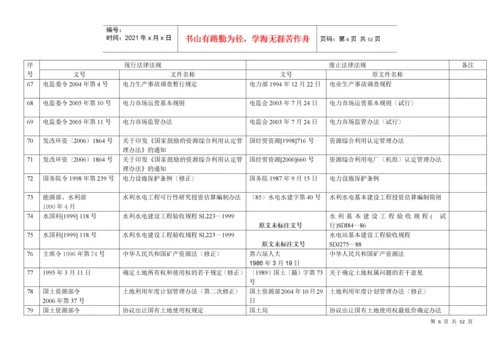 2022整理-《工程咨询法规库》废止法律法规一览表.docx