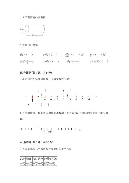 人教版六年级下册数学期末测试卷【研优卷】.docx