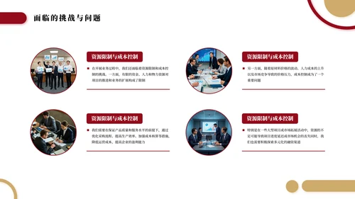 红色简约商务商业工作总结汇报