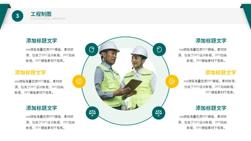 土木工程系安全施工专业论文答辩通用PPT模板