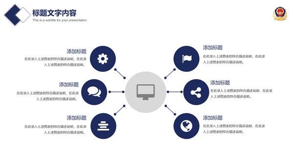 公安警察案件汇报动态PPT