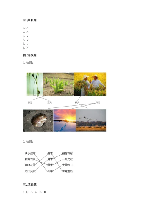 教科版小学二年级上册科学期末测试卷含完整答案【考点梳理】.docx