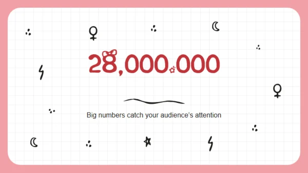 女孩力量卡通人物通用PPT模板