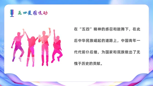 展板风五四青年节演讲比赛活动策划青春风采主题PPT模板