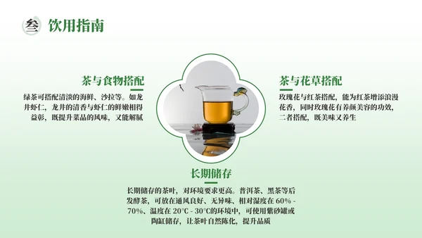 绿色茶产品介绍宣传PPT模板