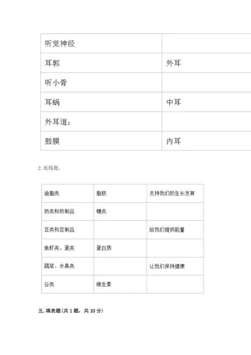 教科版四年级上册科学期末测试卷标准卷.docx