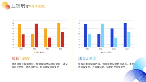 简约几何商务工作总结汇报PPT模板
