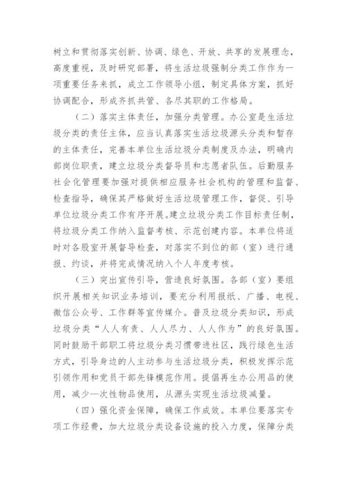 办公室垃圾分类方案.docx