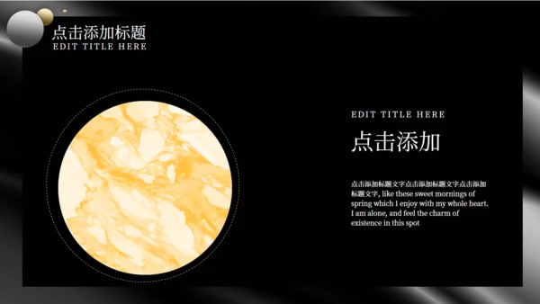 黑金风格商业计划书通用PPT模板