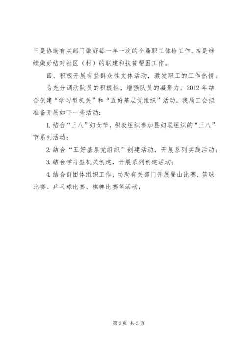 市容局工会工作计划.docx