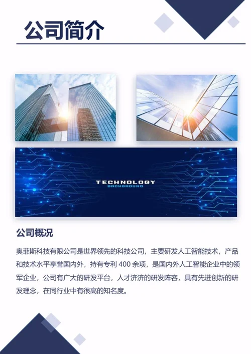 公司简介介绍word模板