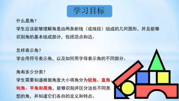 3.角的初步认识 课件(共14张PPT)2024-2025学年二年级上册数学人教版