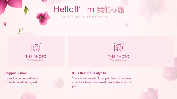 粉色唯美美容护肤宣传动态PPT