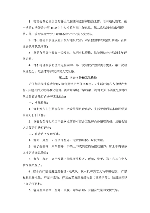 宿舍文明行为管理详细规定.docx