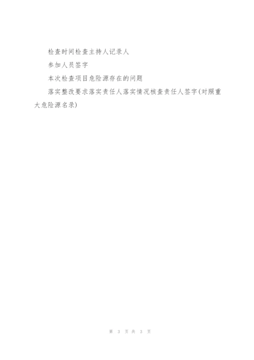 重大危险源检查记录.docx