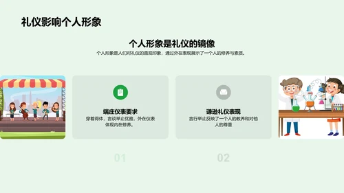 礼仪文化学习讲座PPT模板