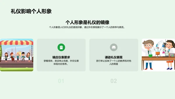 礼仪文化学习讲座PPT模板