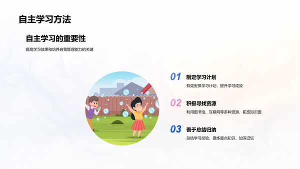 数学学习总结报告PPT模板