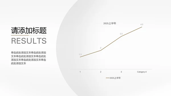 黄灰色商务质感汇报总结年中述职PPT模板