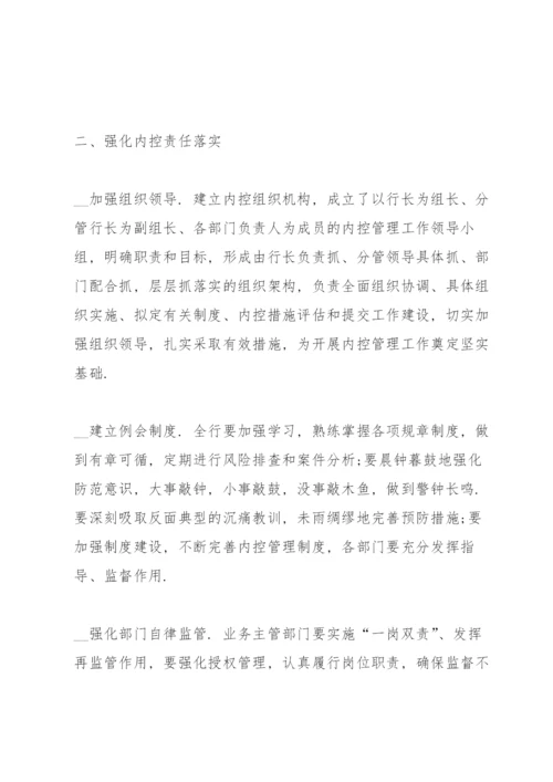 单位内控工作总结报告范文.docx