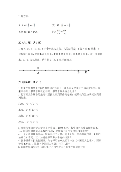 辽宁省【小升初】2023年小升初数学试卷附答案【完整版】.docx