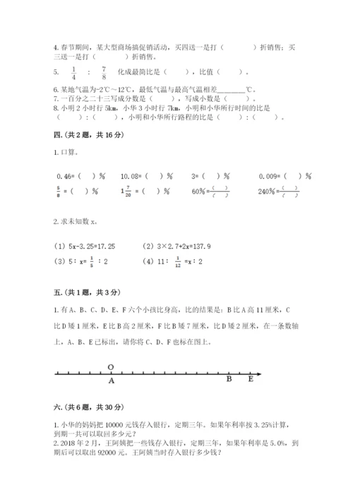 山西省【小升初】2023年小升初数学试卷精品（黄金题型）.docx