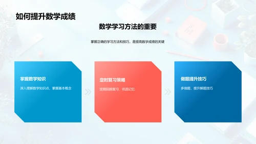 提升数学学习效果PPT模板