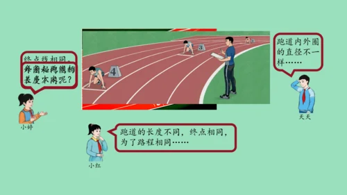 （2023秋新插图）人教版六年级数学上册  确定起跑线（课件）