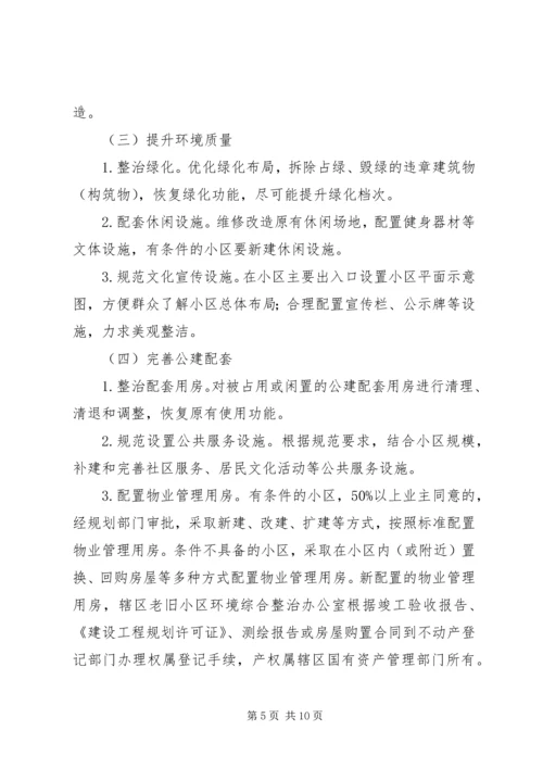 老旧小区综合整治方案范文.docx