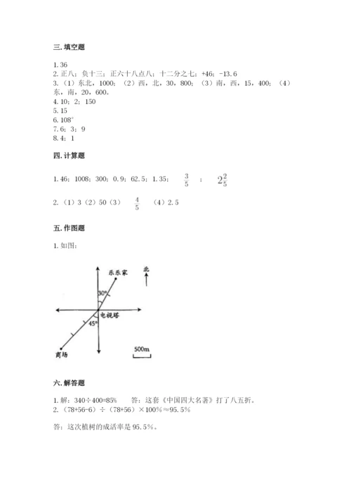 北京版六年级下册期末真题卷【综合题】.docx