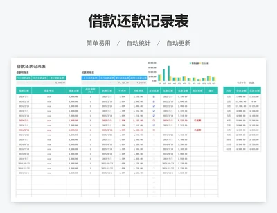 借款还款记录表