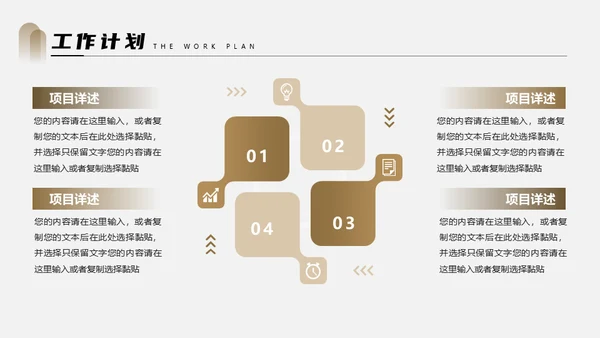 部门小组年终述职总结汇报通用PPT模板