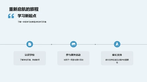 一年级的新征程