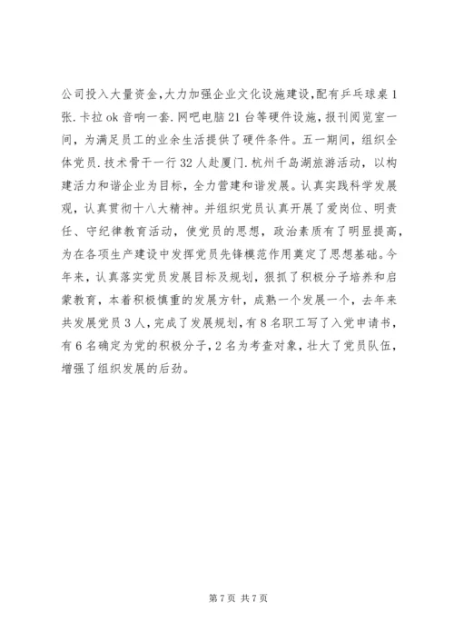 企业单位党建工作个人总结.docx