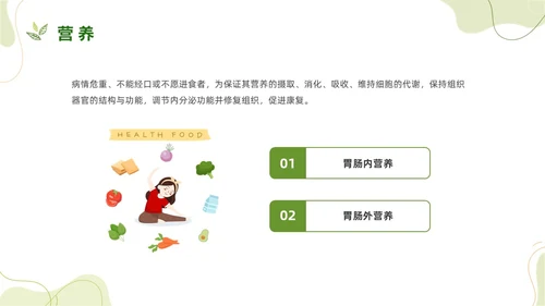 绿色水彩简约饮食护理培训PPT课件健康饮食