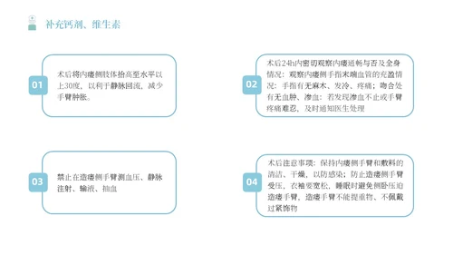蓝色简约插画风血液透析患者的健康宣教报告PPT模板护理