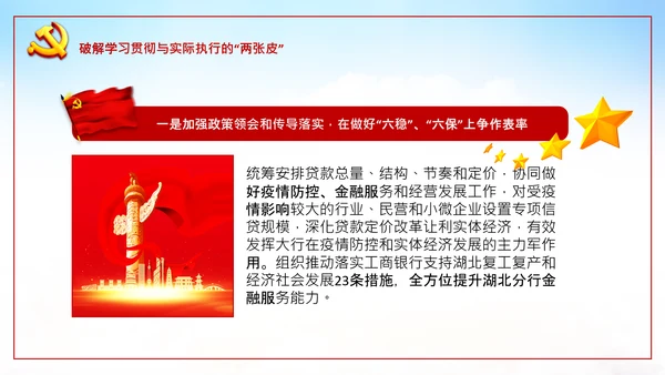破解两张皮全力促进党建和业务的深度融合PPT