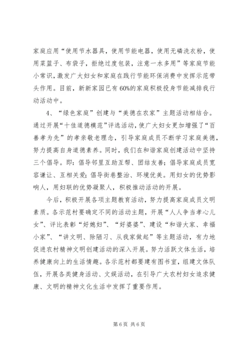 妇联对争创三新倡导绿色生活活动的调研思考 (2).docx